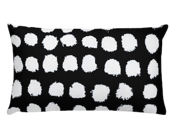 Black and White Pillow - Black Pillows - White Pillows - Pillow Sham - Pillow Case - Accent Pillow - Toss Pillow - Throw Pillows home decor