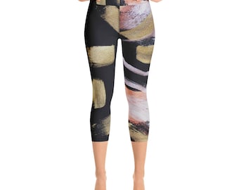 Capri Leggings | Leggings for Women | Gym Workout Leggings | Yoga Pants | Soft Casual Leggings | Womens Pants | Activewear Leggings