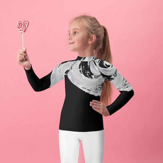 UPF 50 Rash Guard Unisex Rash Guard Kids Swimwear Fitted Swimsuit Girls Streetwear Beach Rash Guard Long Sleeve Activewear Etsy UK