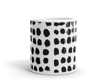 Imperfect Clizia Black Dots Mug