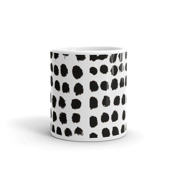Imperfect Clizia Black Dots Mug