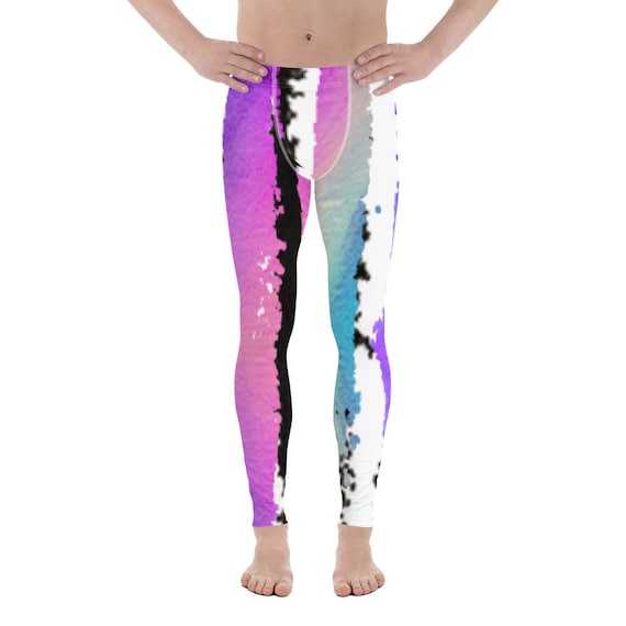 Stripes Patterned Leggings | Yoga Leggings | Workout Leggings | Yoga Pants | Gym Leggings | Mens Leggings | Fitness Leggings | Yoga Gifts