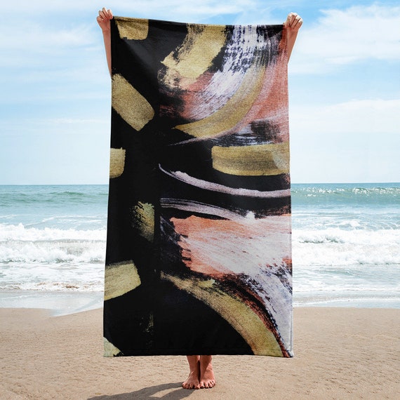 Premium Towel, Bath Spa Sauna Beach Towel Extra HIGH Quality towel , personalized towel, custom towel, birthday gift, Patterned Shapes