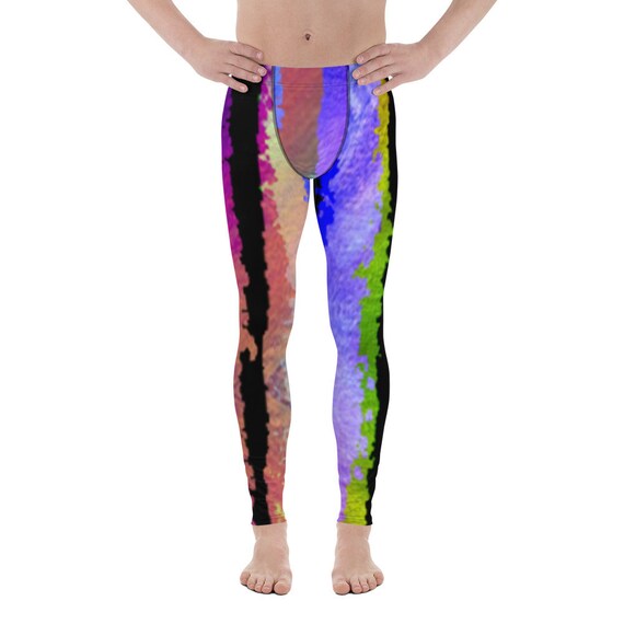 Leggings for Men | Yoga Leggings | Yoga Pants | Patterned Leggings | Fitness Leggings | Exercise Workout Leggings | Casual Leggings
