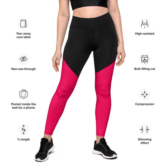 Sports Leggings | Womens Leggings | Yoga Workout Leggings | Exercise Leggings | Compression Leggings | Soft Leggings with Pockets | All Size
