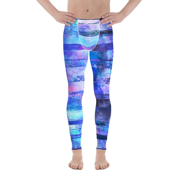 Patterned Mens Leggings | Colorful Printed Leggings | Casual Leggings | Trendy Fitness Leggings | Running Leggings | Mens Sportswear