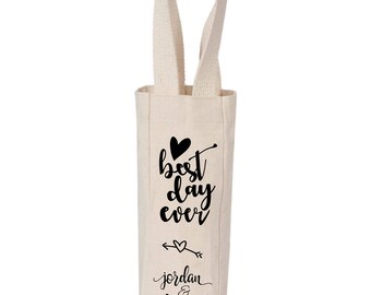 custom wine tote etsy