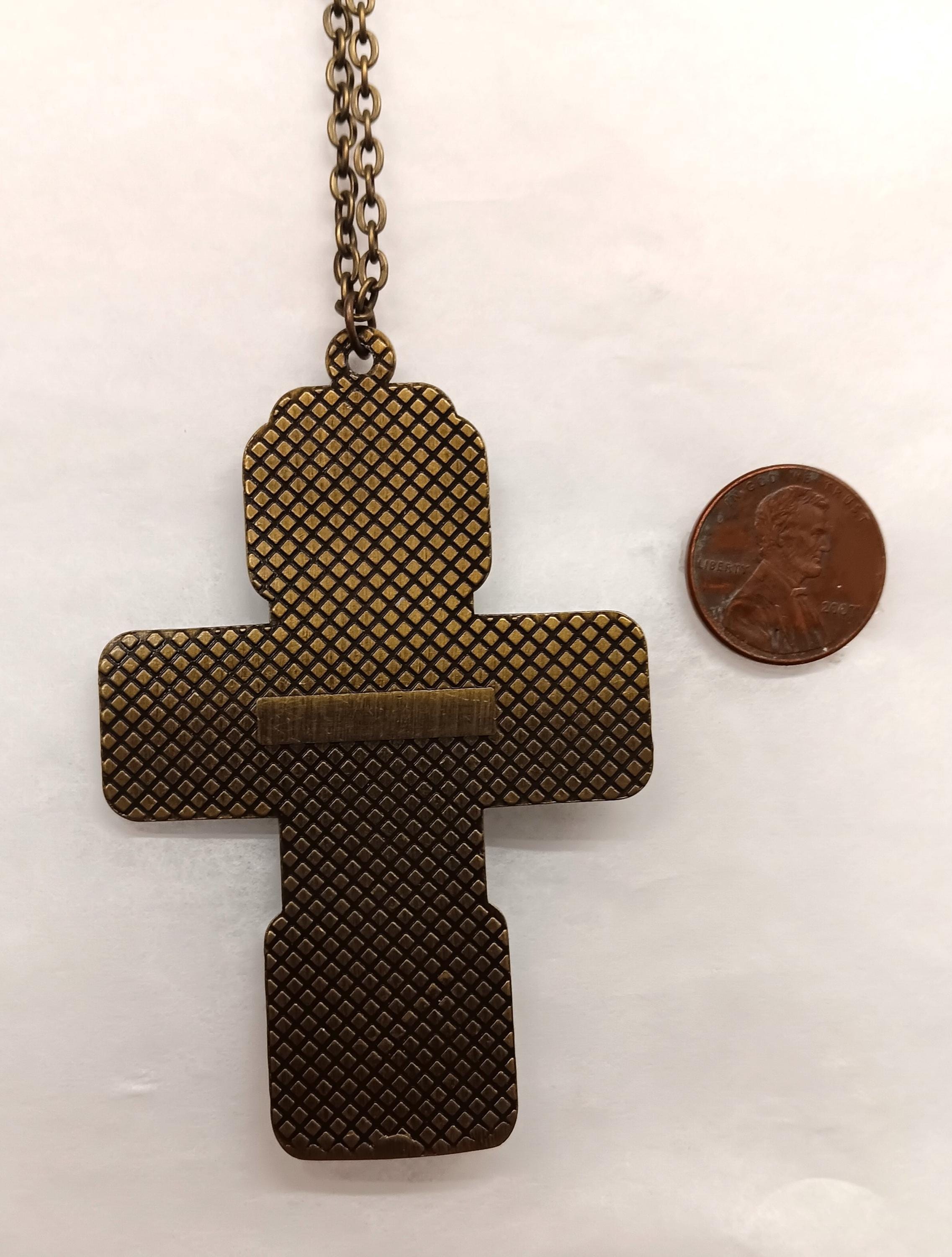 【希少品】★XXXL ニクロスNICROS鍾乳石形状『コルネ』ビッグホールド Beautiful Etch-detail Brasstone Russian Orthodox 12 Apostles