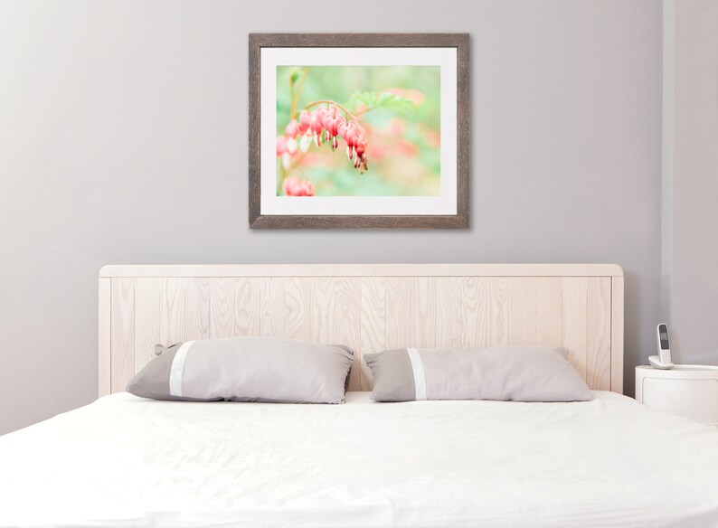 Nature Photography, Gender Neutral Nursery Wall Decor, Pink Hearts, Flower Photography, Flower Print, Hearts, Love, Valentines Day Gift image 3