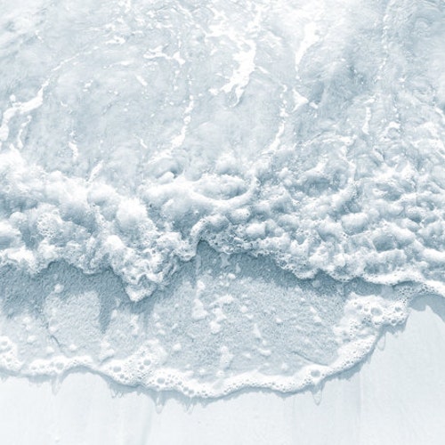 Bathroom Art, Beach Bathroom Decor, Beach Photography, Gray Wall Art, Fine Art Photography, Beach House Decor, Bathroom Art, Bubbles, Shore