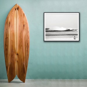 Surfing Photography, Surf Poster, Ocean Art, Vintage Black and White Photography, Beach Print, Big Waves, Hawaii North Shore, Endless Summer image 5