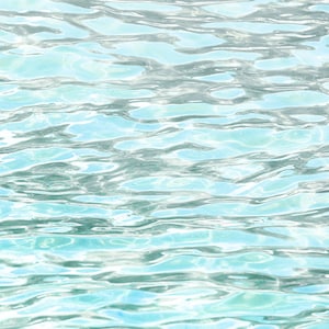Beach Photography, Water Photo, Ocean Photography, Blue Grey, Aqua Water, Water Ripples, Abstract, Coastal Wall Art, Seascape, Summer Print