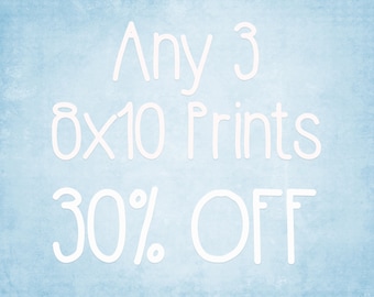8x10 Prints - Choose any 3 ColorPopPhotoShop Fine Art Photographs