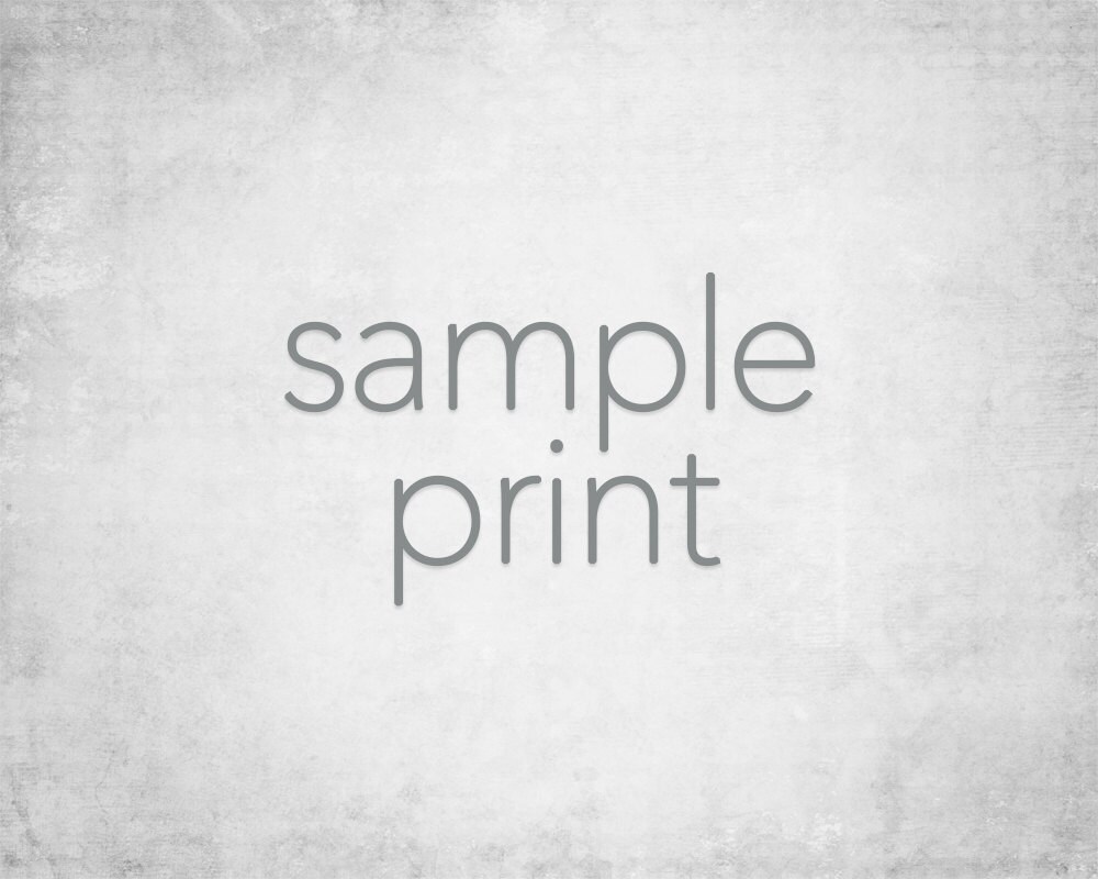Sample Print Etsy