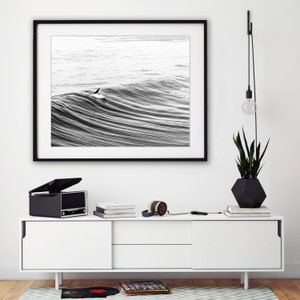 Surf Photography, Brother Gift, Large Art, College Student Gift, Surf Decor, Husband Gift, Surfboard, Black and White Photography, Teen Gift image 5