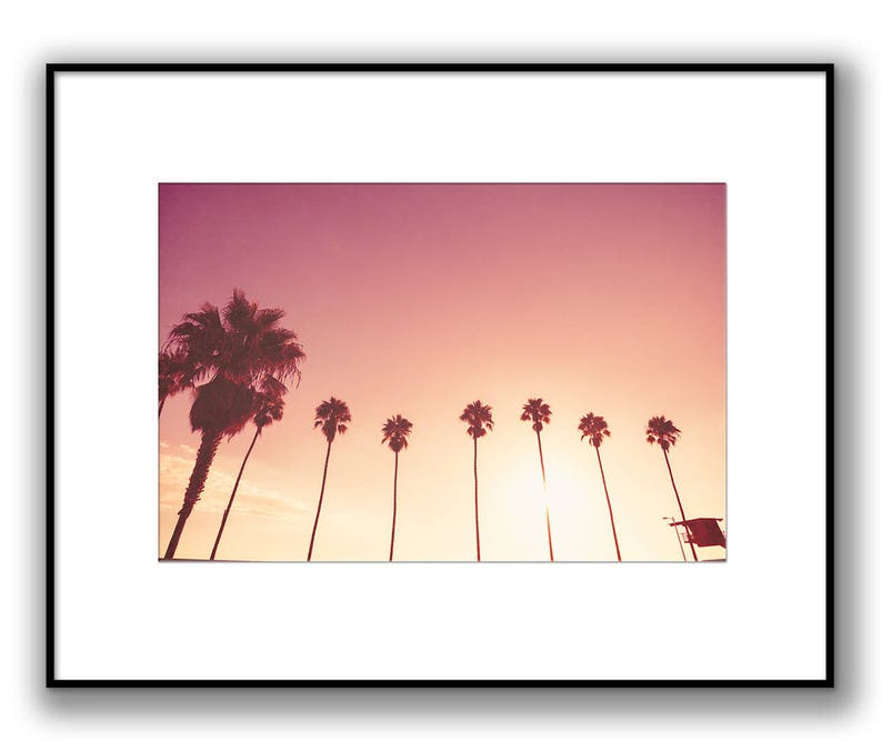 Large California Wall Art Retro Beach Photograph California Etsy