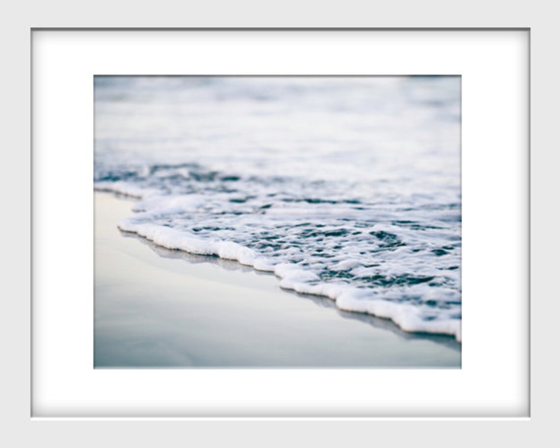Bathroom Wall Art, Bathroom Beach Decor, Ocean Tide, Beach Photography ...