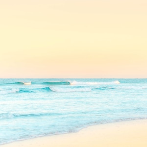 Large Ocean Wall Art, Beach Decor, Torrey Pines Beach, San Diego Photography, Water Print, Aqua Water, Waves, Beach Decor Wall Art
