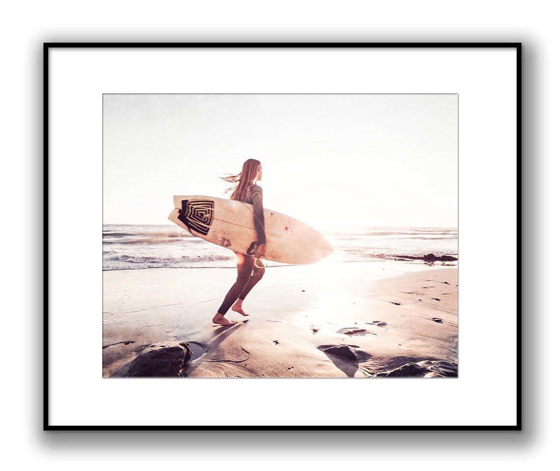 Surfing Photography Surfer Girl Print San Diego Photography Etsy