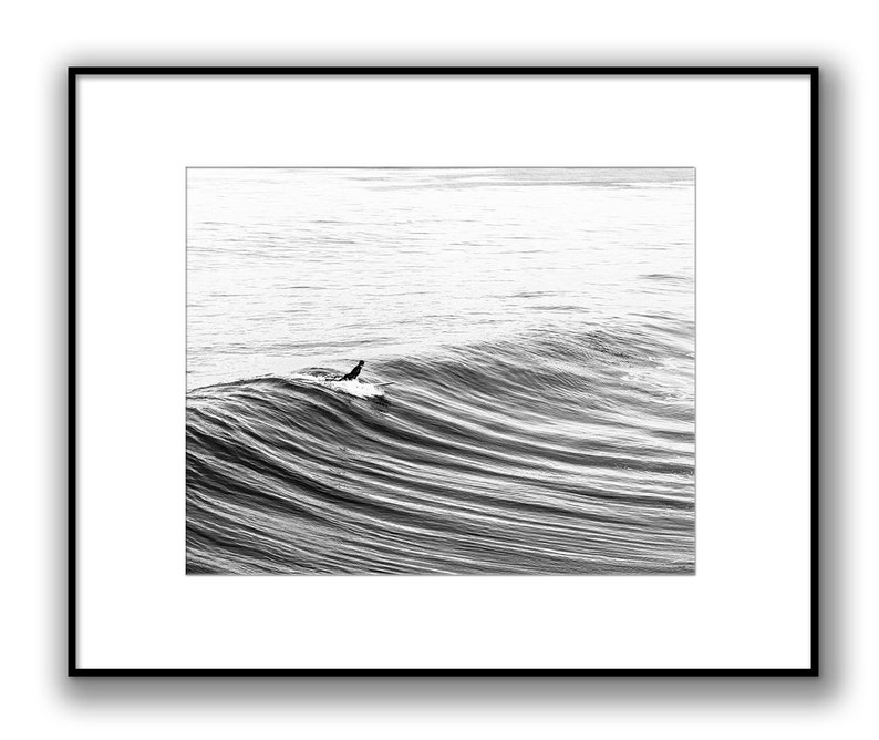 Surf Photography, Brother Gift, Large Art, College Student Gift, Surf Decor, Husband Gift, Surfboard, Black and White Photography, Teen Gift image 3