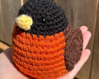 Crochet American Robin