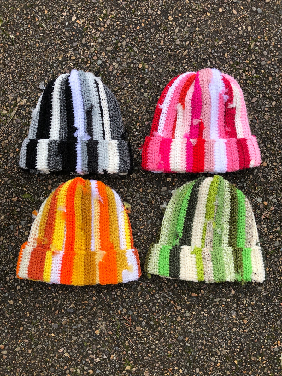 Supreme Yarn Applique Beanie Black Orange Tan 3colors | eBay