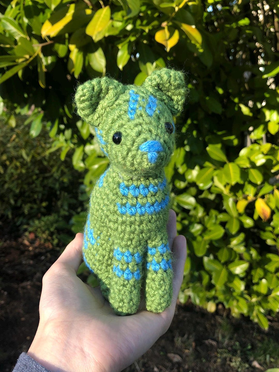 Alien Cat, Green, Blue, Colorful, Crochet, Amigurumi, Handmade, Cute ...
