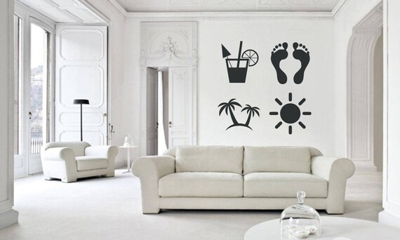 Mur vinyle autocollant Stickers murale Chambre Design motif Art ... Mur vinyle autocollant Stickers murale Chambre Design motif Art ...