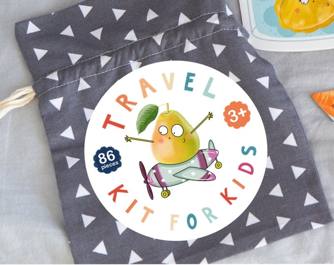Toddler Travel Busy Kit. Road Trip Kit. Airplane Activities Etsy