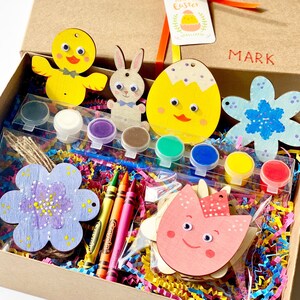 Easter DIY kit for kids, Easter Craft Kit, Easter Basket Stuffers, DIY Easter Eggs and Easter Bunny Craft, Easter Craft Kit, Kids Craft Kit