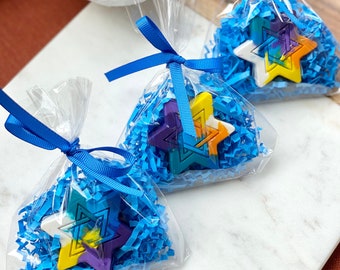 Hanukkah Party favors gifts For Kids, Hanukkah Party Favors,  Hanukkah Crayons, Hanukkah Gift For Kids, Jewish Menorah Star Crayons