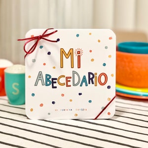 Tarjetas flash del alfabeto español, tarjetas ABC, actividades para niños pequeños, actividades preescolares, regalos para niños pequeños, niños pequeños Montessori, aprendizaje y escuela. imagen 2