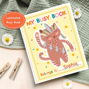 Busy Book Toddler, Learning Binder, Busy book Printable, Toddler First Busy Book, Printable Quiet Book for Toddler Preschool Early Learning