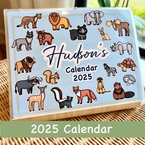 2025 Calendar for Kids, Wall Calendar, 2025 Wall Calendar, Monthly Planner, Homeschool Calendar, Gift for Kids, Personalised Calendar 2025