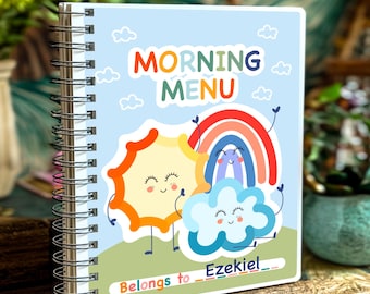 Morning Menu, Homeschool Printable (Digital Download)