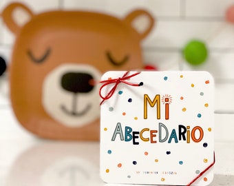 Spanish Alphabet flash cards, ABC cards, Toddler activities, Preschool Activities, Toddler gifts, Montessori toddler, Learning and school.