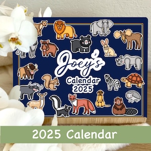 2025 Calendar for Kids, Wall Calendar, 2025 Wall Calendar, Monthly Planner, Homeschool Calendar, Gift for Kids, Personalised Calendar 2025