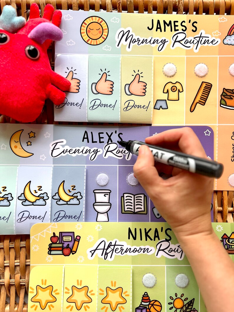 1 Morning Routine Chart - Etsy