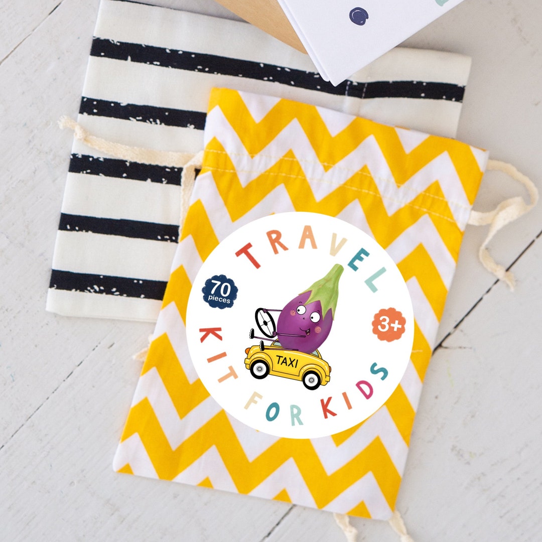 Toddler Travel Busy Kit. Road Trip Kit. Airplane Activities for