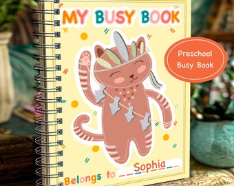 Toddler Learning Binder: Preschool Montessori Busy Book (Digital Download)