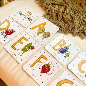 Spanish Alphabet flash cards, ABC cards, Toddler activities, Preschool Activities, Toddler gifts, Montessori toddler, Learning and school. image 6