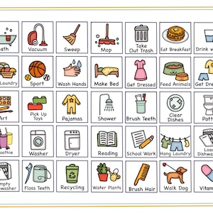 Chore Chart Cards only.