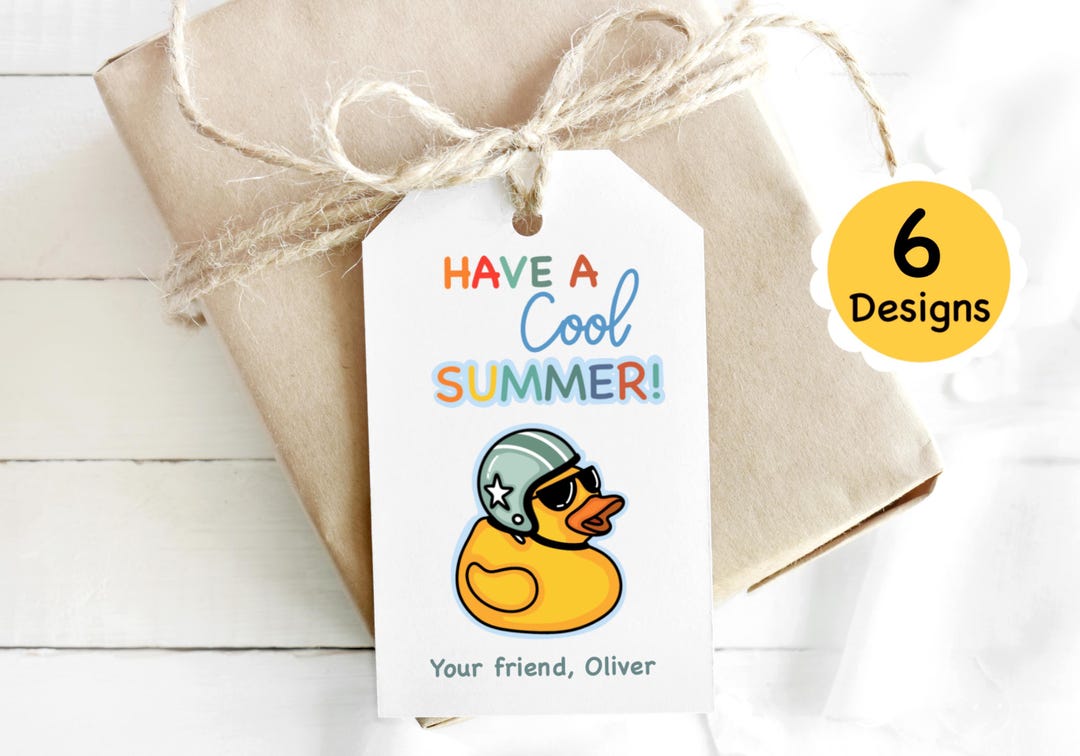 Last Day of School Tag End of Year Friends Gift Tags Great Summer Sun ...
