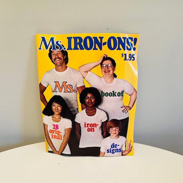 Vintage Ms. Iron-Ons Transfers, 1976 Feminist Iron-Ons for T-shirt, 28 Original Designs, DIY T-shirt Transfers, 1970s Feminist Ms. Magazine