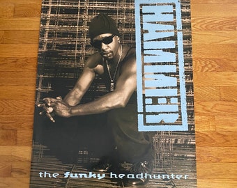 MC Hammer The Funky Headhunter, 1994 Promotional Poster, 24X35, Giant Records, Never Hung, 90s Hip Hop Poster