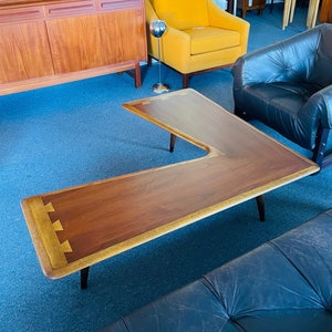 Lane boomerang coffee table store