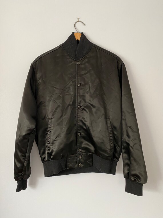 Vintage CBS Satin Jacket, 1980s, Memorabilia Jacket, … - Gem