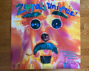 Frank Zappa, Zappa's Universe, Original 1993 Promotional Poster, Psychedelic Music Art Poster, Never Hung