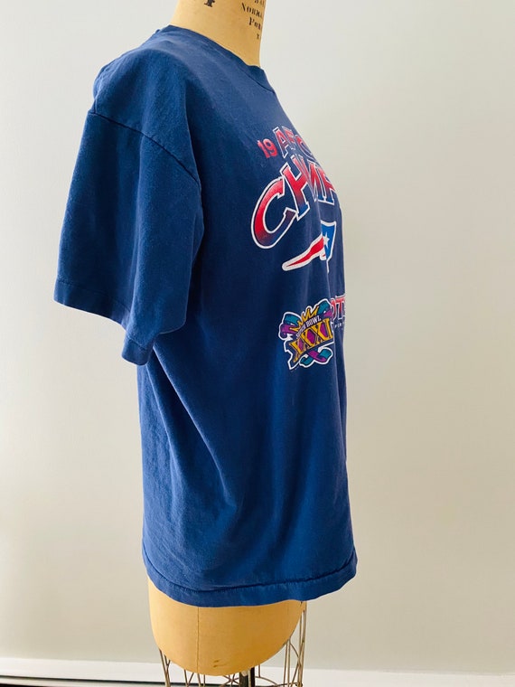 Camiseta vintage 1996 New England Patriots Campeones de - Etsy México