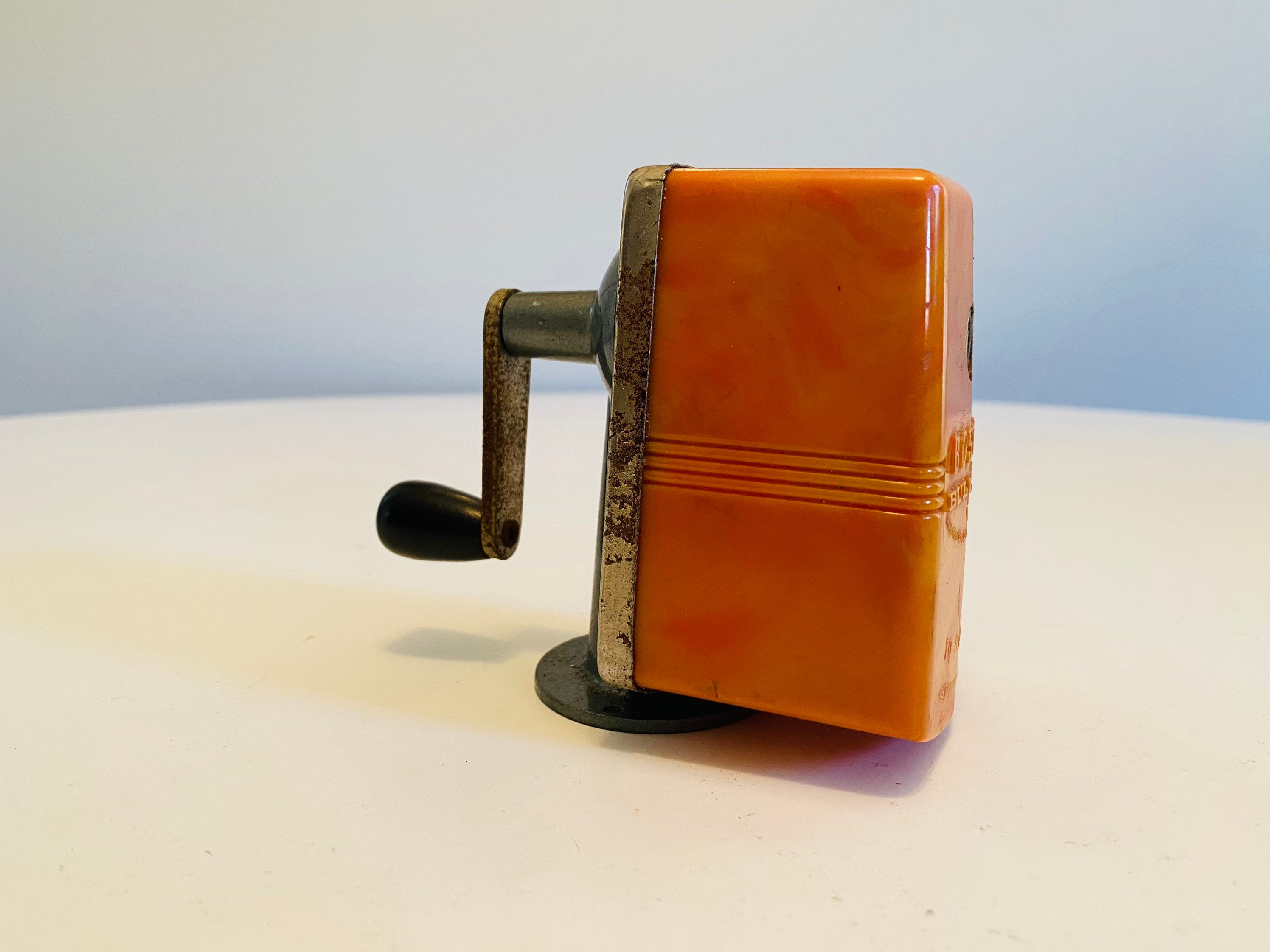 Vintage Boston Bulldog Pencil Sharpener Manual Desktop Pencil Etsy